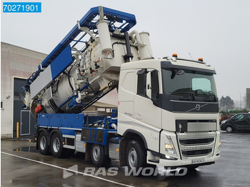 Limpieza de alcantarillado Volvo FH 500 8X4 Vacuum truck Gully Emptier 14.000ltr VEB+ Navi Euro 6: foto 4