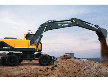 Excavadora de ruedas HYUNDAI R210