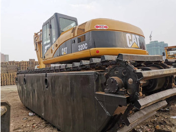 Excavadora anfibia CATERPILLAR 320C Used cat 320 Swamp Buggy Amphibious Excavator: foto 4