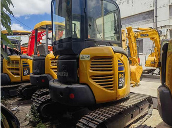 Excavadora de cadenas Good condition used excavator Komatsu PC35, Komatsu PC35MR-3 excavator with dozer, mini escavadora Komatsu: foto 2