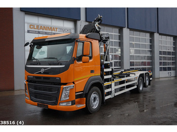 Camión multibasculante, Camión grúa Volvo FM 410 HMF 21 Tonmeter laadkraan: foto 2