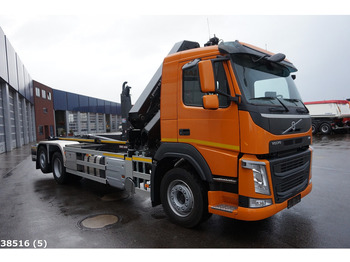 Camión multibasculante, Camión grúa Volvo FM 410 HMF 21 Tonmeter laadkraan: foto 5