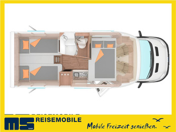 Autocaravana perfilada Weinsberg CARASUITE 650 MEG /155PS /EINZELBETTEN & HUBBETT: foto 3