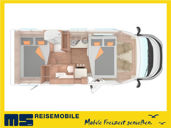 Autocaravana perfilada Weinsberg CARASUITE 650 MG - MF / HECKBETT & HUBBETT 2PERS: foto 3