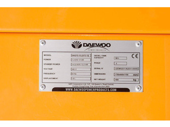 Generador industriale Daewoo DAGFS-15: foto 4