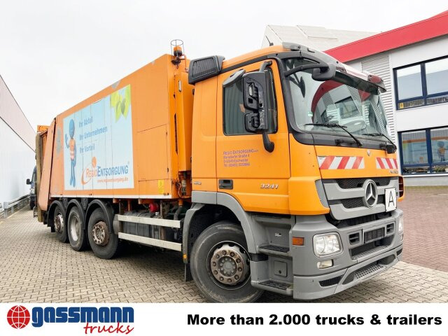 Camión de basura para transporte de basura Mercedes-Benz Actros 3241 L 8x2/6, 2x Lenkachse, Zöller: foto 9