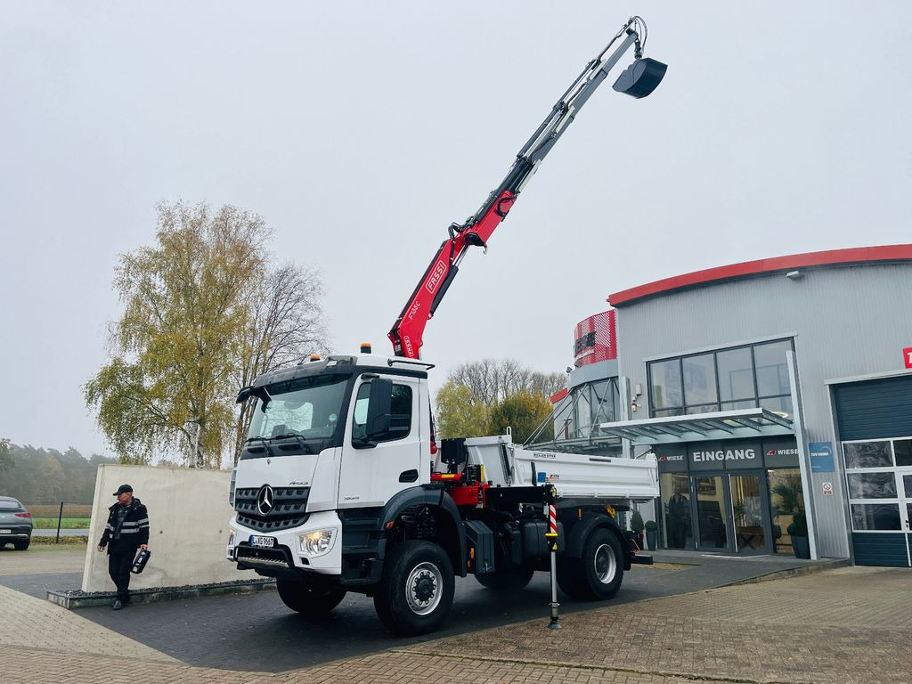 Leasing de Mercedes-Benz Arocs 1835  4x4 Meiller Fassi Kran Kipper  Mercedes-Benz Arocs 1835  4x4 Meiller Fassi Kran Kipper: foto 9