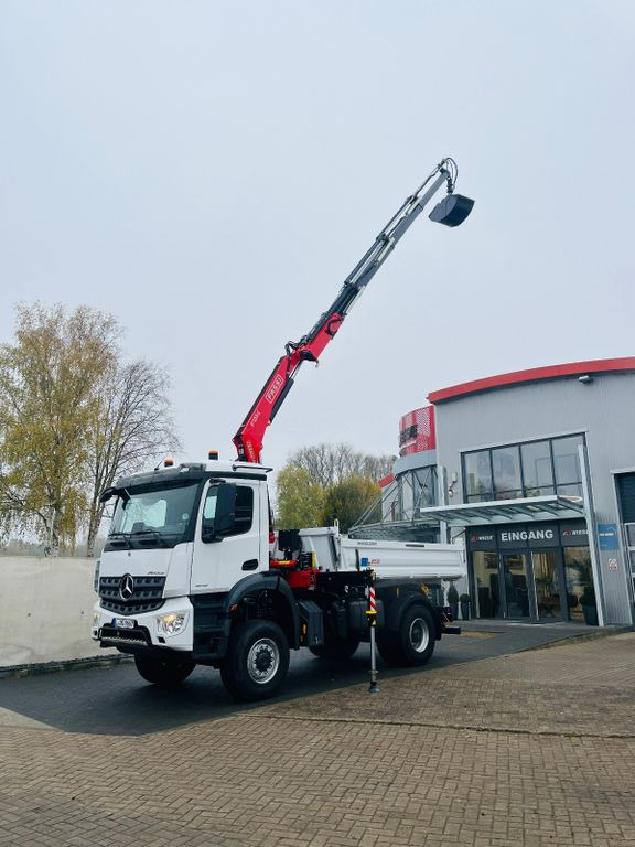 Leasing de Mercedes-Benz Arocs 1835  4x4 Meiller Fassi Kran Kipper  Mercedes-Benz Arocs 1835  4x4 Meiller Fassi Kran Kipper: foto 10