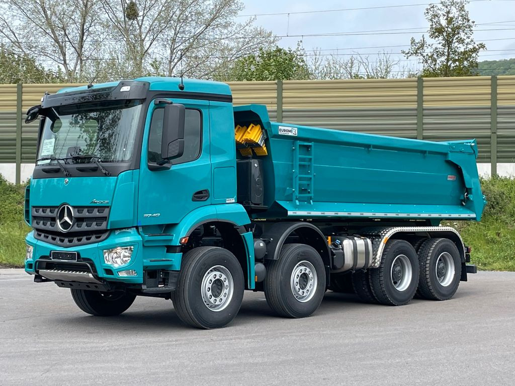 Camión volquete Mercedes-Benz AROCS 5 3546 8X4 EuromixMTP EMK 16 MuldenKipper: foto 10