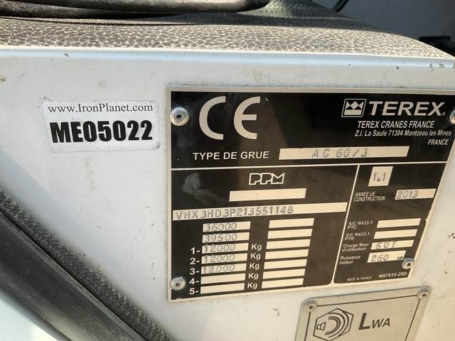 Grúa todo terreno Terex AC60/3: foto 7