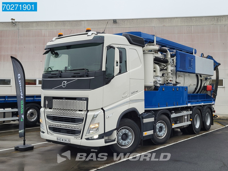 Limpieza de alcantarillado Volvo FH 500 8X4 Vacuum truck Gully Emptier 14.000ltr VEB+ Navi Euro 6: foto 6