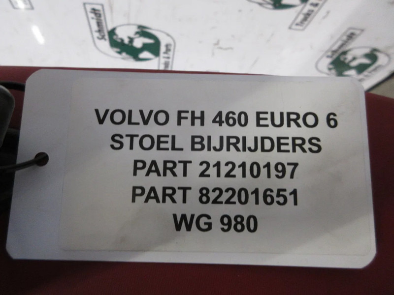 Asiento para Camión Volvo 22039406 // 84165773// 21210197 // 82201651 STOELEN SET VOLVO FH 460 EURO 6: foto 10