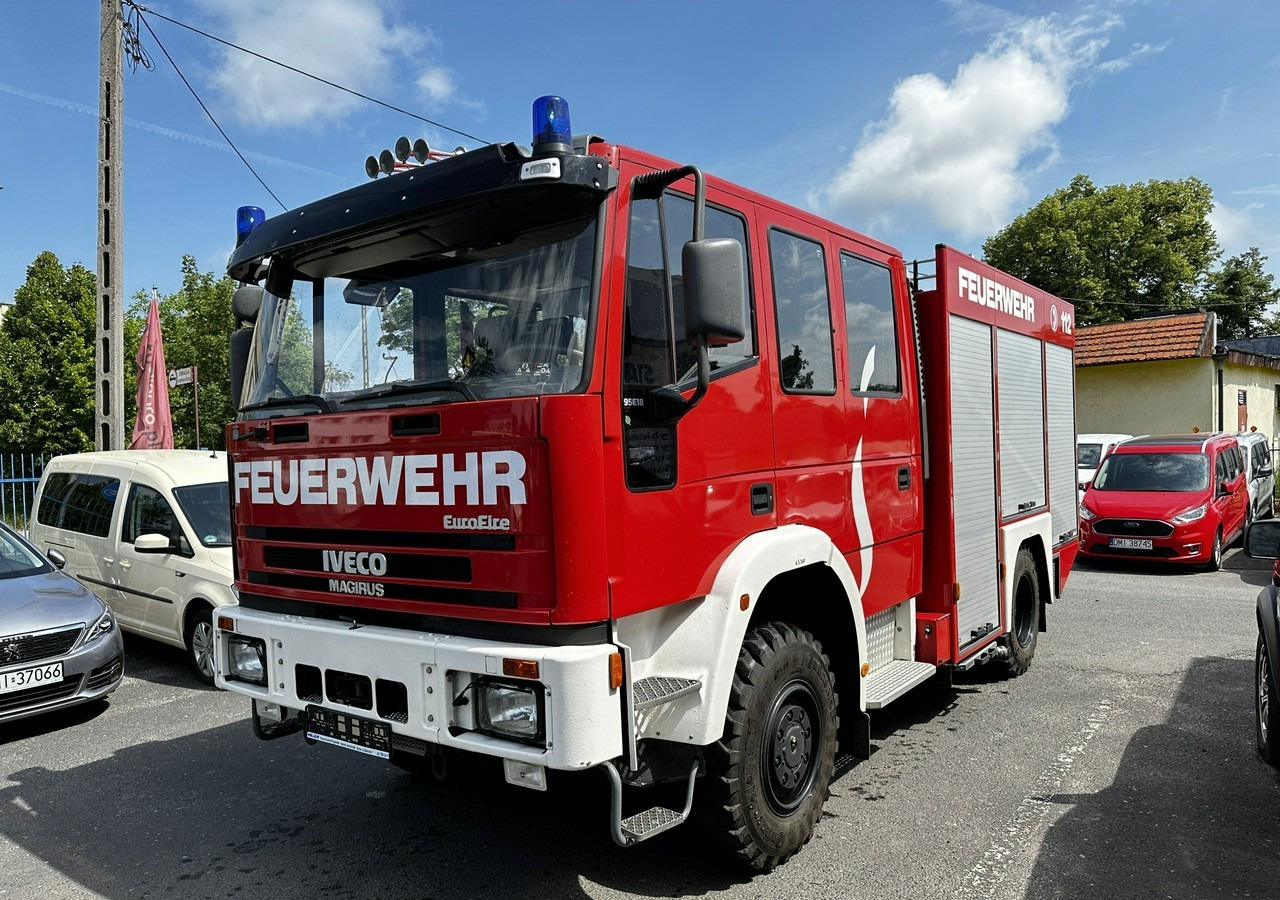 Camión de bomberos Iveco Inny Iveco Iveco Magirus FF95E Straż Pożarna Gaśnicza 4X4 Metz 96 jak Nowa: foto 8