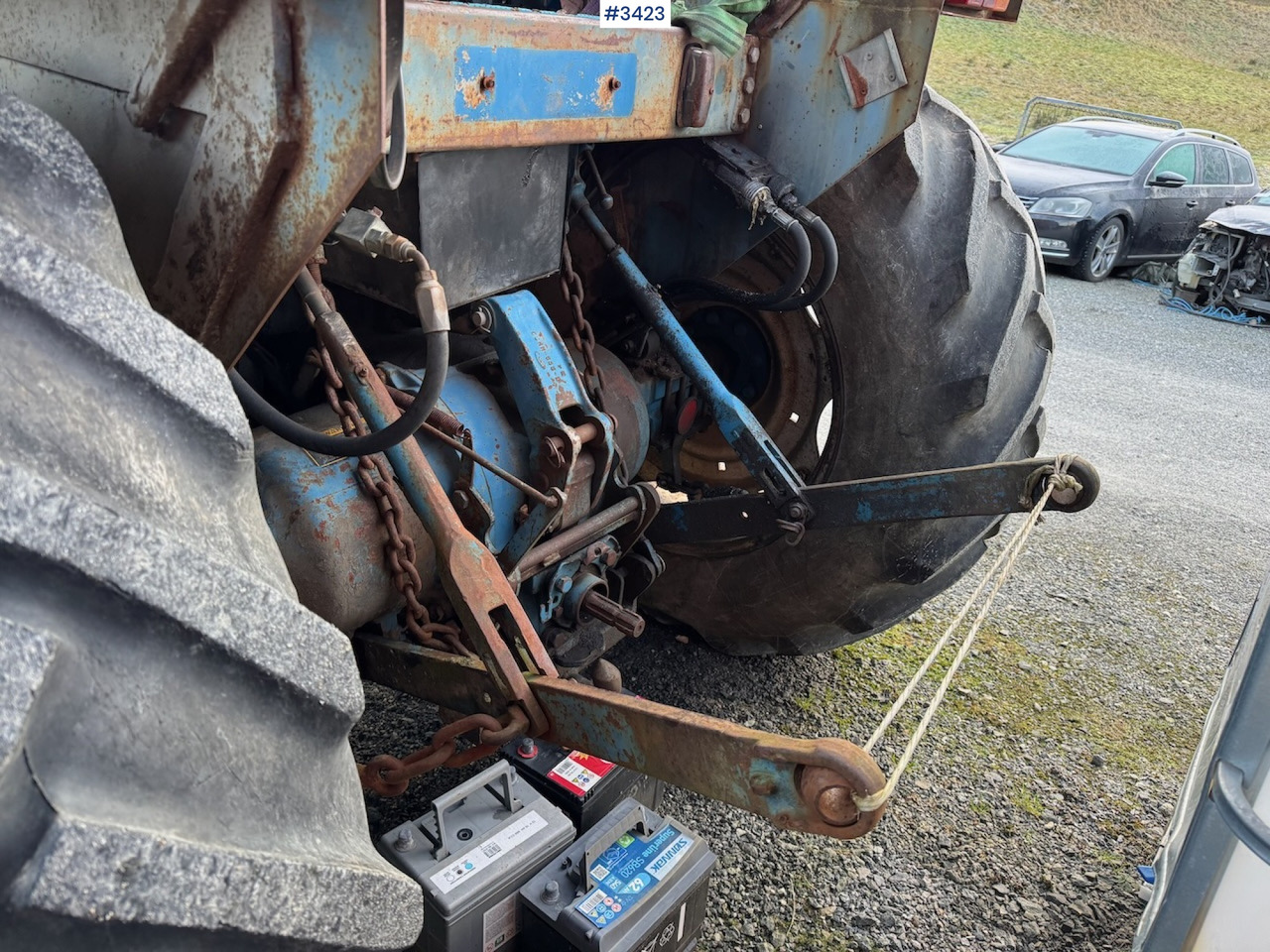 Tractor 1981 Ford 4600 w/front loader, bucket and pallet fork.: foto 14