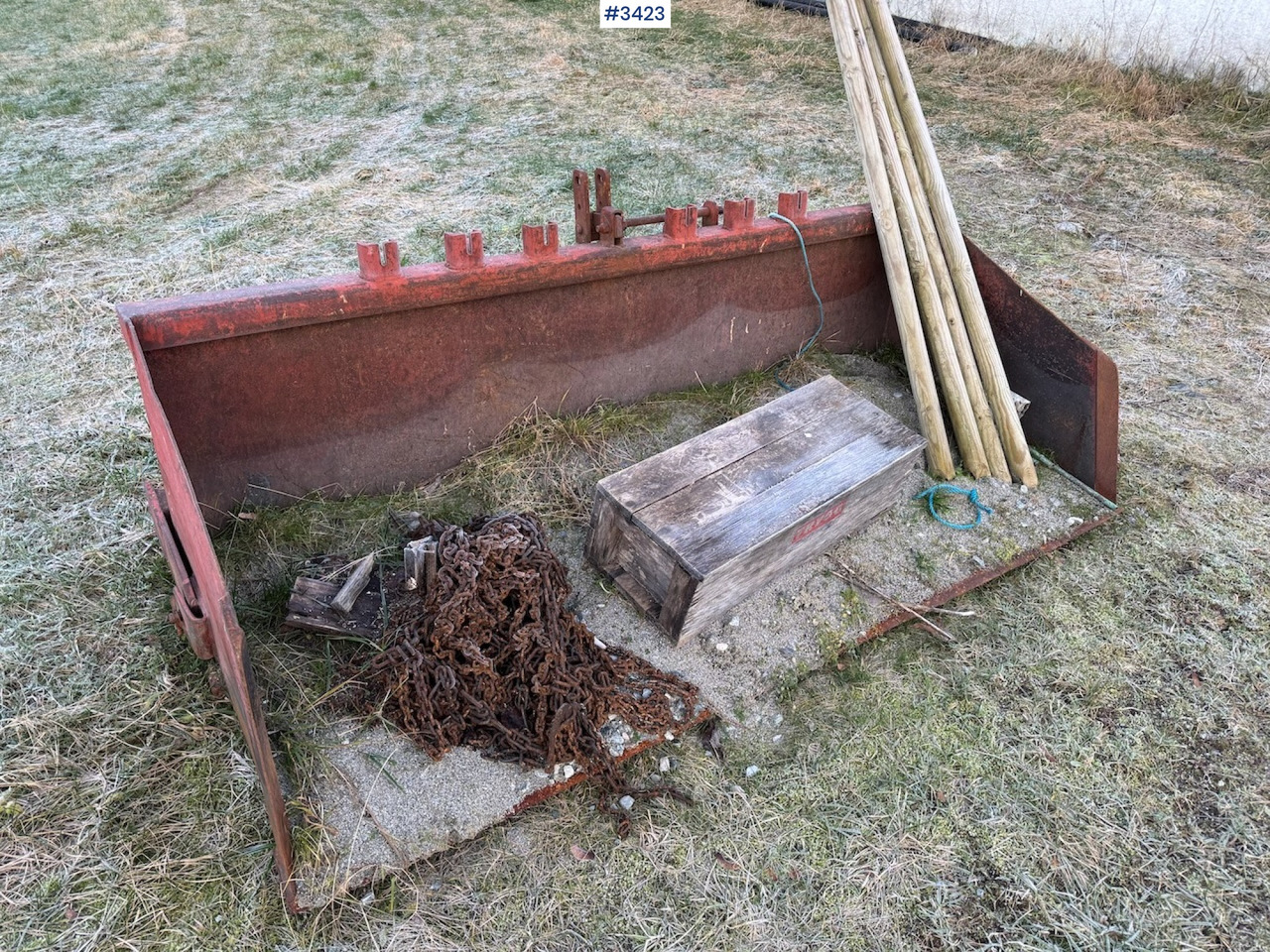 Tractor 1981 Ford 4600 w/front loader, bucket and pallet fork.: foto 29