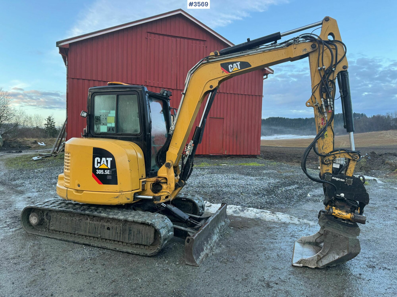 Excavadora 2012 Caterpillar 305.5E2 CR with rotor tilt, s50 hitch and more!: foto 8