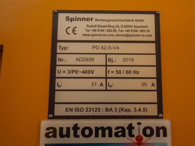 Leasing de Spinner PD 42-S-V4 Spinner PD 42-S-V4: foto 16