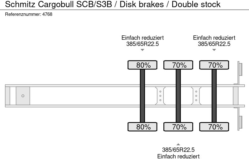 Semirremolque caja cerrada Schmitz Cargobull SCB/S3B / Disk brakes / Double stock: foto 8