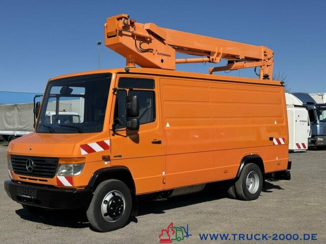 Camión con plataforma elevadora Mercedes-Benz Ruthmann Vario 816 Steiger 17m Korb Isoliert 1Hd: foto 9