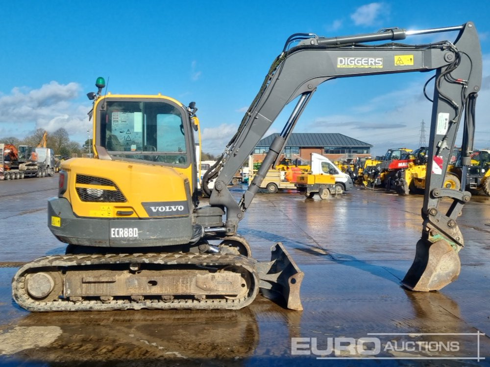 Miniexcavadora 2018 Volvo ECR88D: foto 6