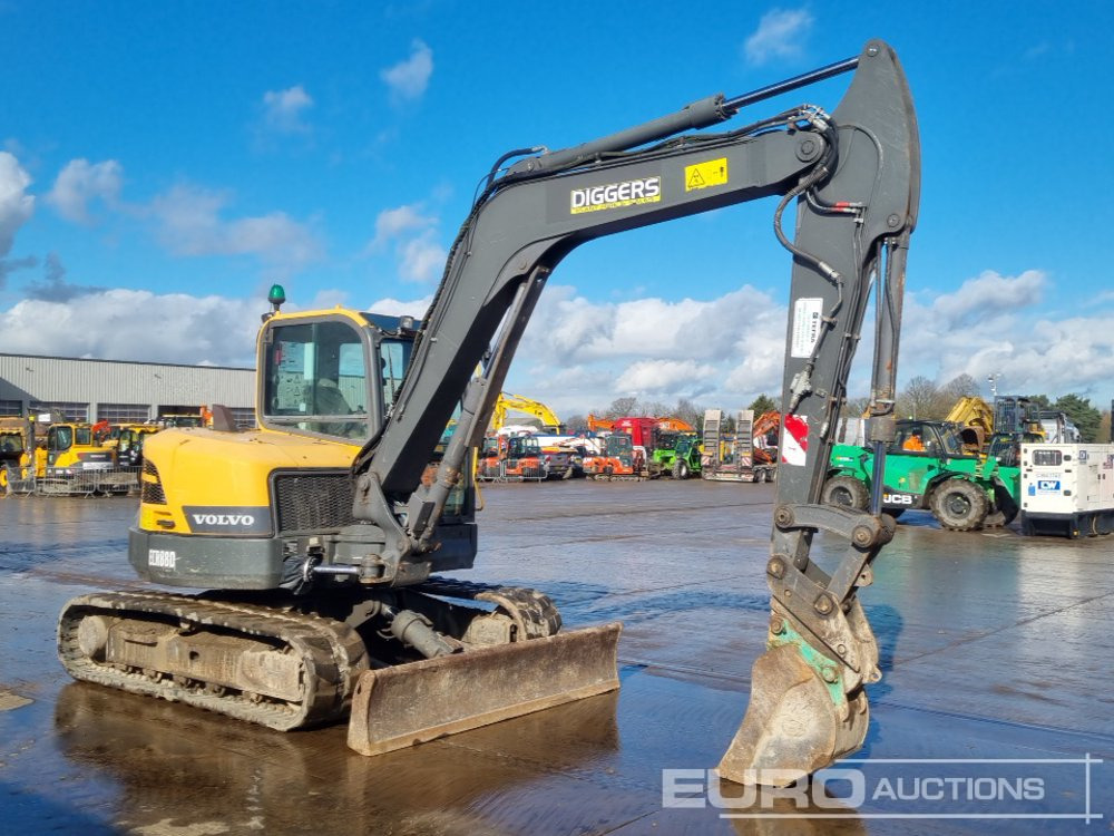 Miniexcavadora 2018 Volvo ECR88D: foto 7