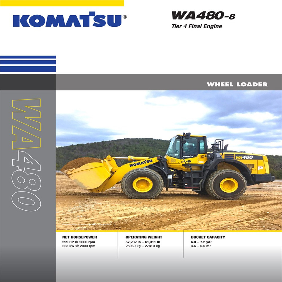 Cargadora de ruedas Komatsu WA480-8: foto 46